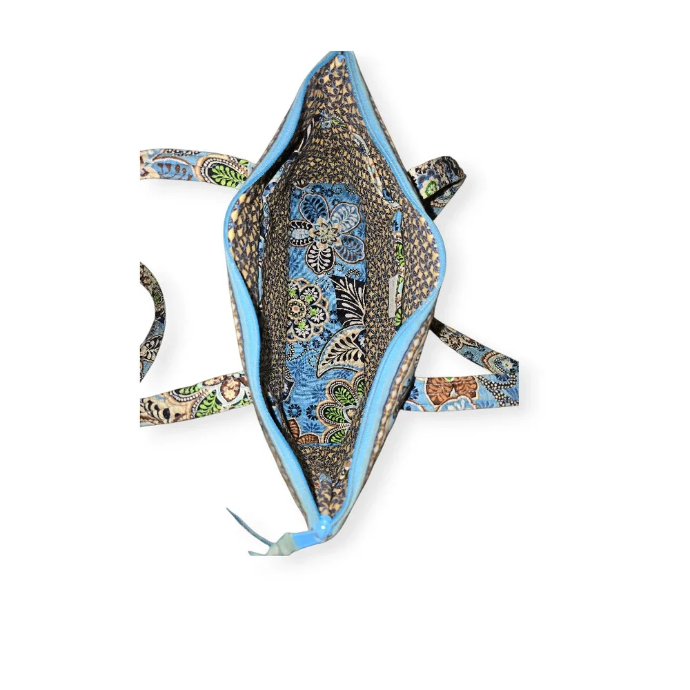 Vera Bradley Retired Bali Blue Shoulder Bag 2009 - Picture 7 of 7